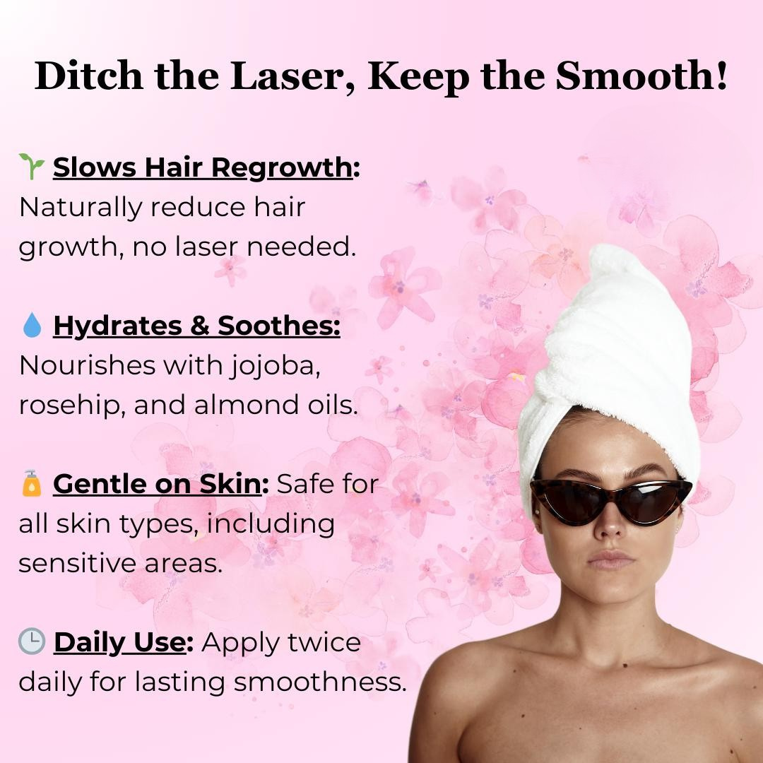 Silver Spruce Cyperus Rotundus Oil for Natural Permanent Hair Reduction