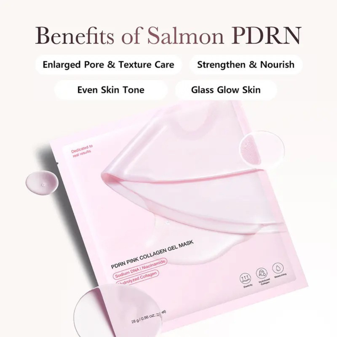 Silver Spruce PDRN Pink Collagen Gel Mask – Transforming Pink Glow DNA Facial Treatment