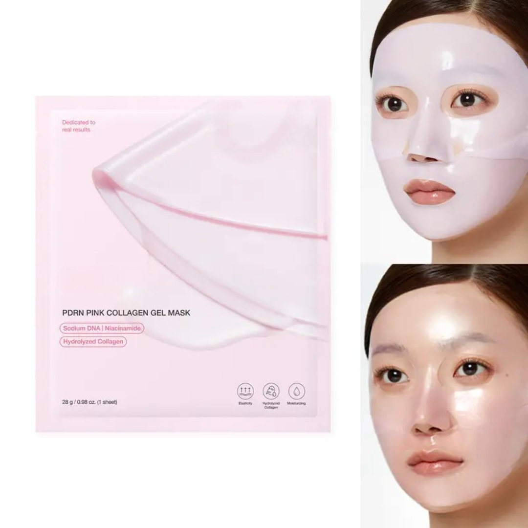 Silver Spruce PDRN Pink Collagen Gel Mask – Transforming Pink Glow DNA Facial Treatment