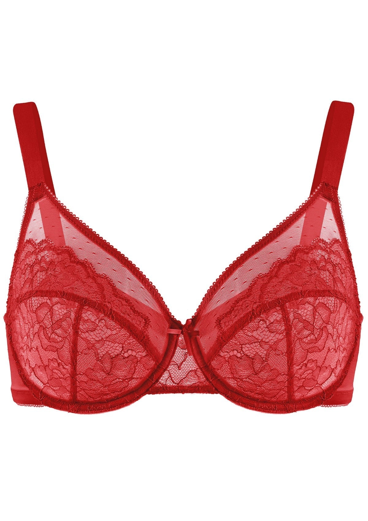 Enchante Unlined Non-padded Lace Underwire Bra