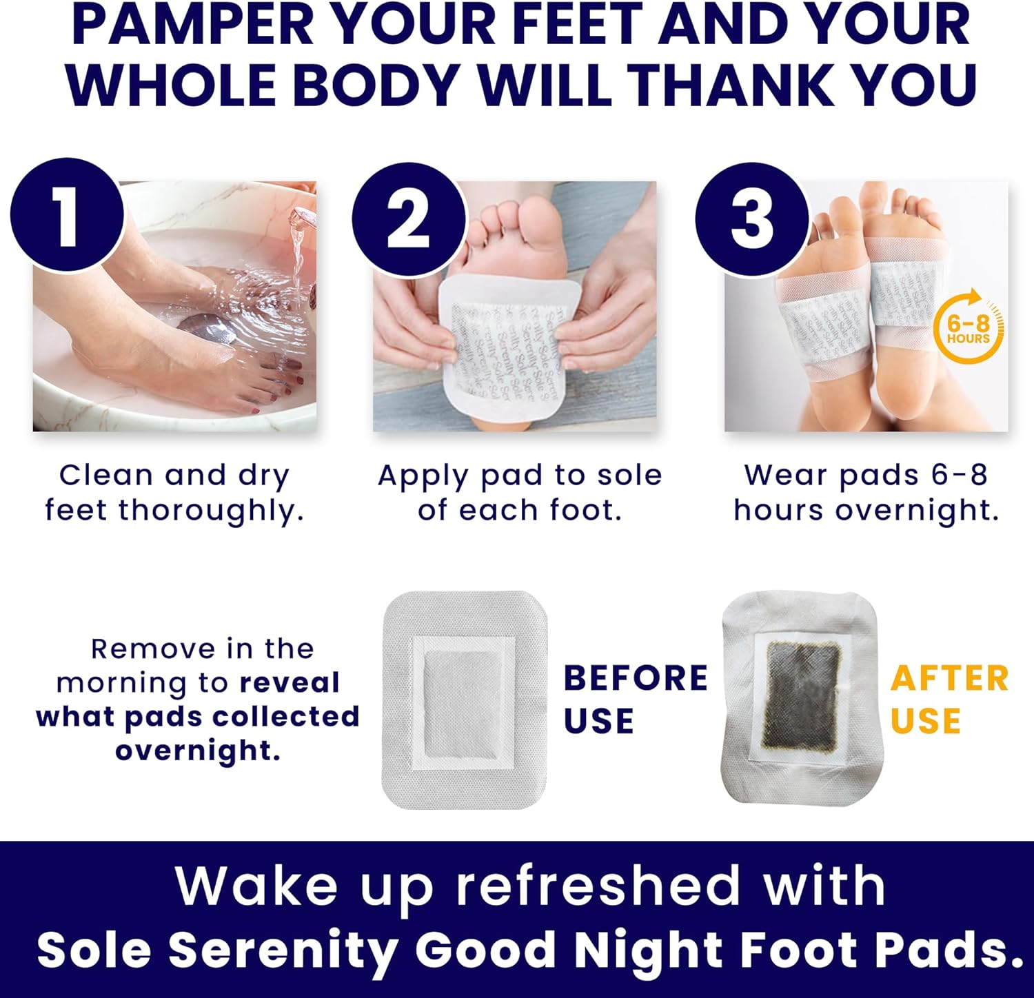 Good Night Sleep Detox Foot Pads