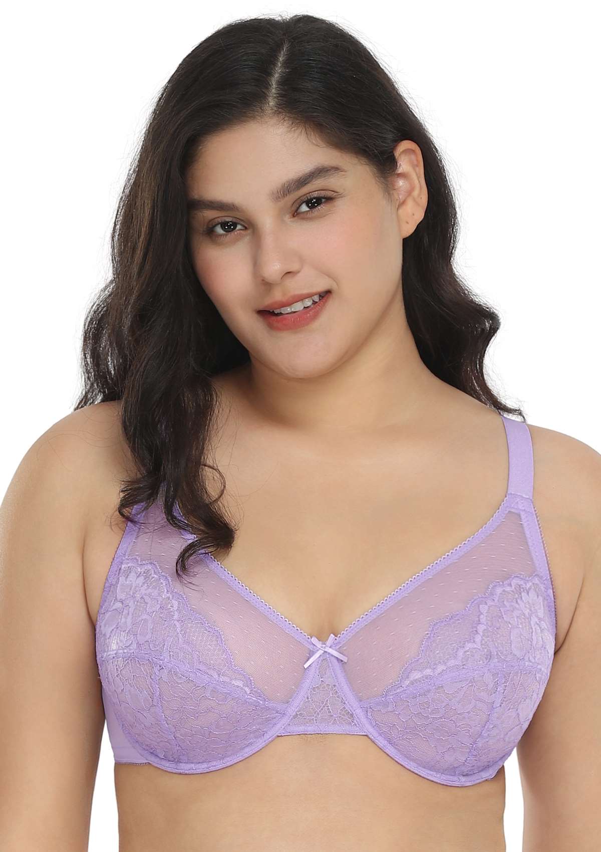 Enchante Unlined Non-padded Lace Underwire Bra