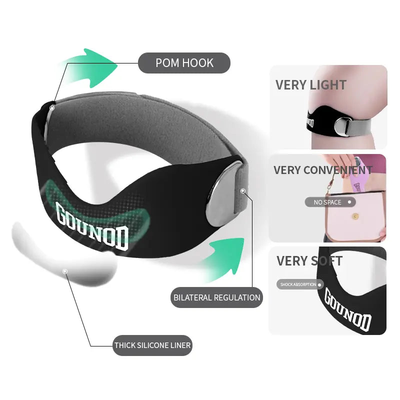 Silicone Patella Knee Strap – Targeted Support for Pain-Free Movement