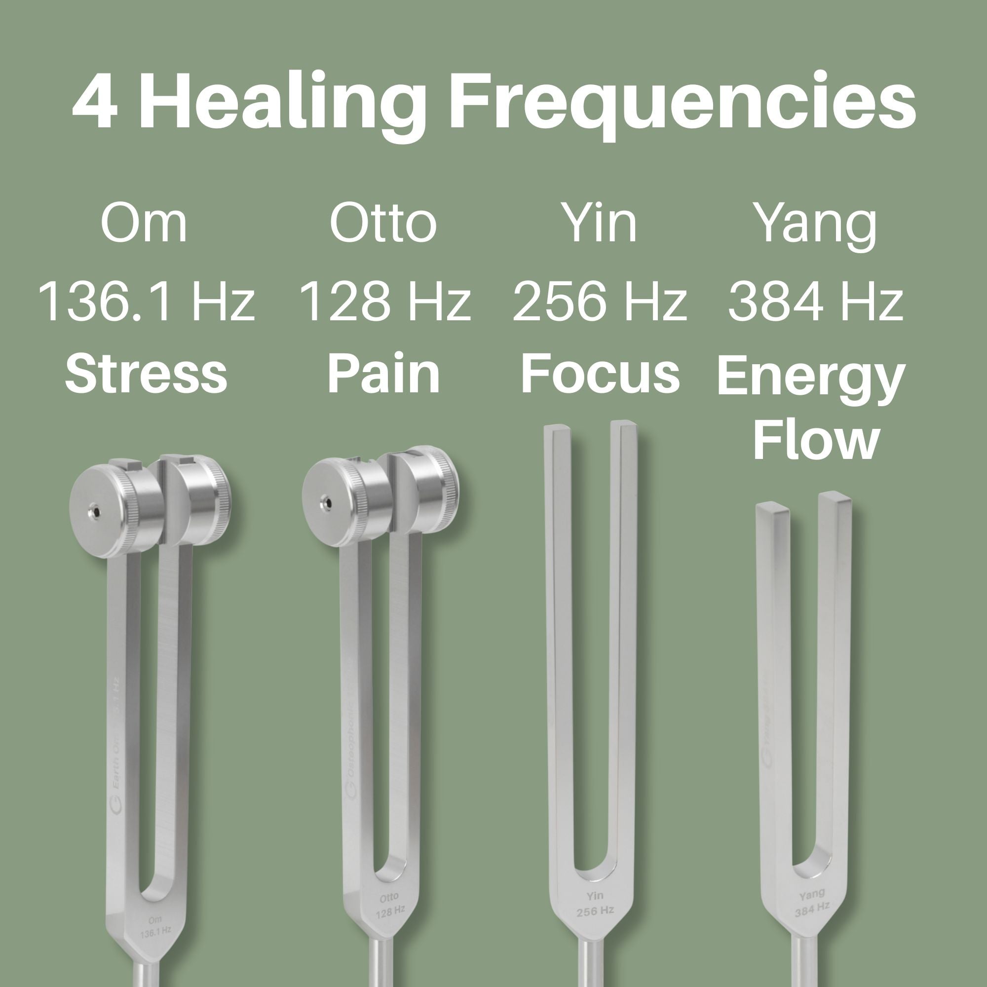 Resonance Tuning Fork Set