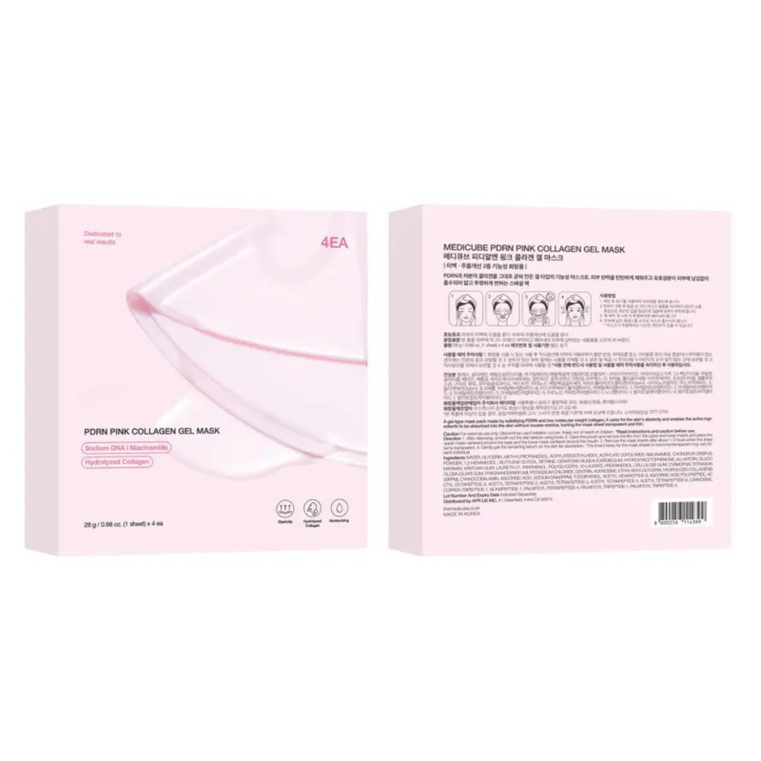 Silver Spruce PDRN Pink Collagen Gel Mask – Transforming Pink Glow DNA Facial Treatment