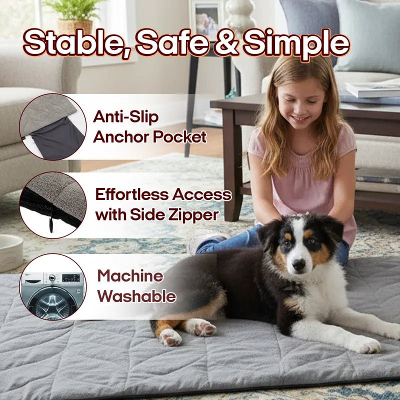 Vagascape Heated Pet Pad – Safe, Waterproof & Smart Temperature Control