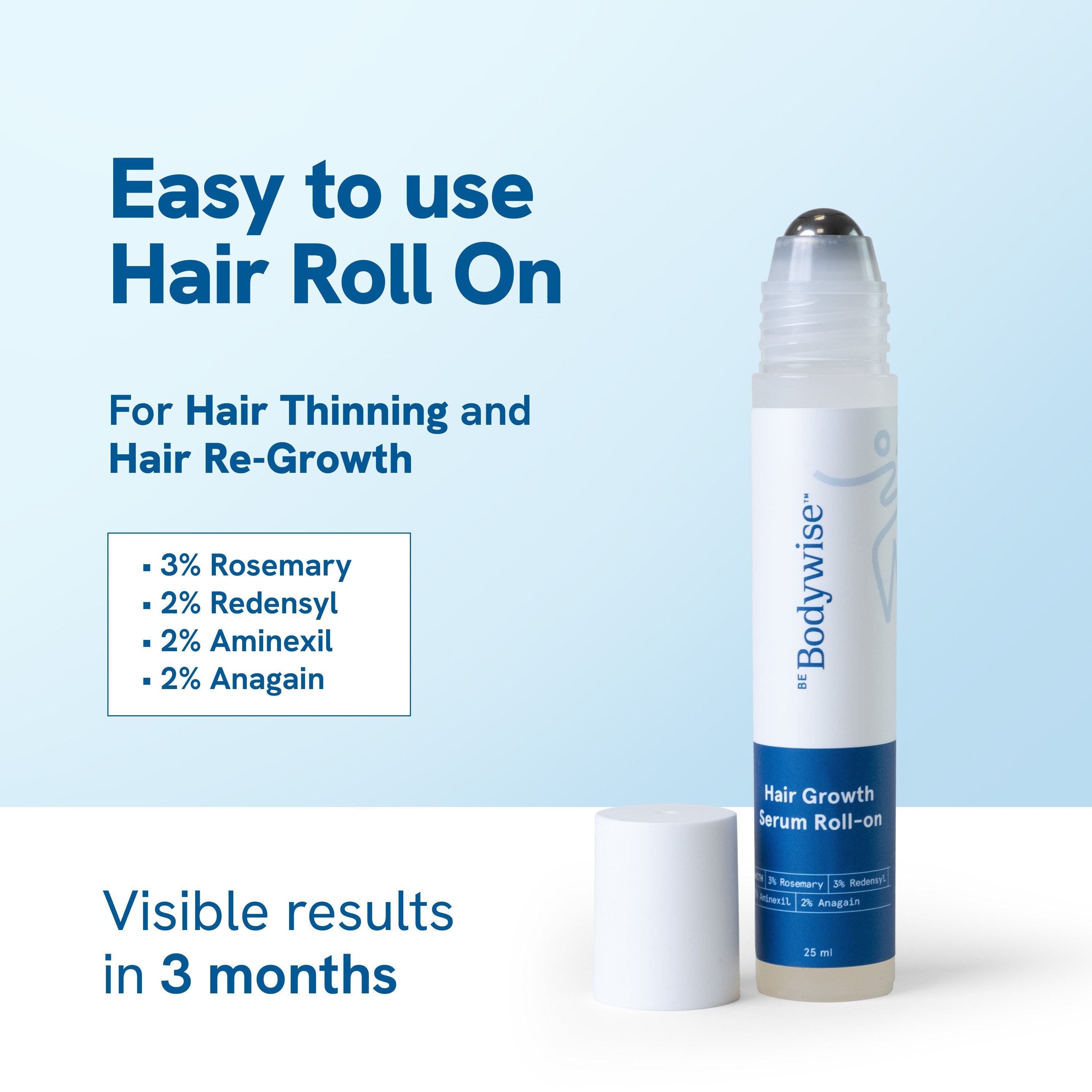 Hair Growth Serum Roll on 25 ml