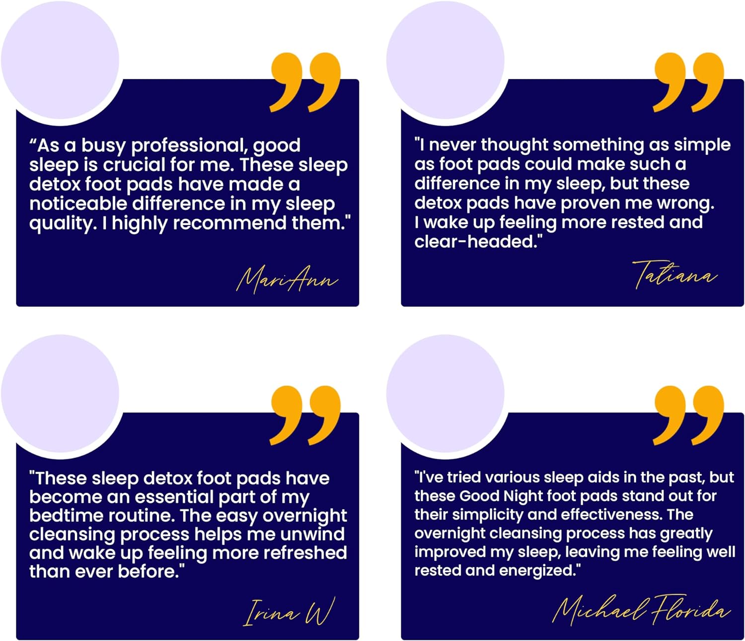 Good Night Sleep Detox Foot Pads