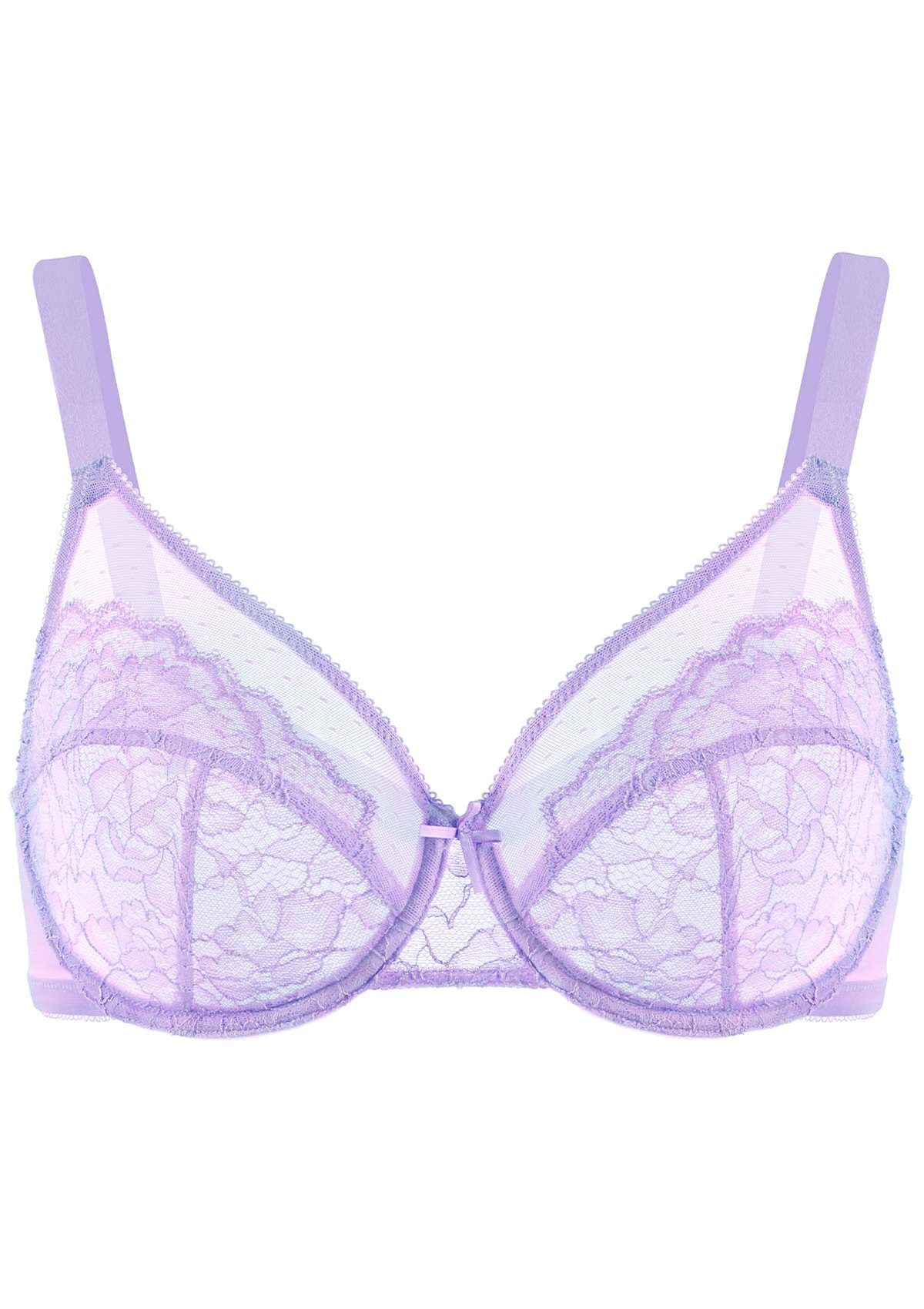 Enchante Unlined Non-padded Lace Underwire Bra