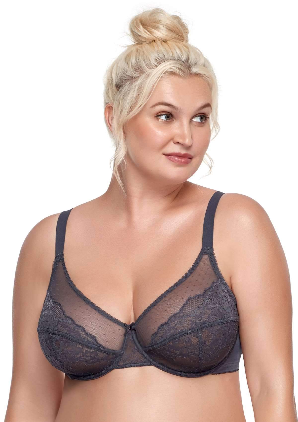Enchante Unlined Non-padded Lace Underwire Bra