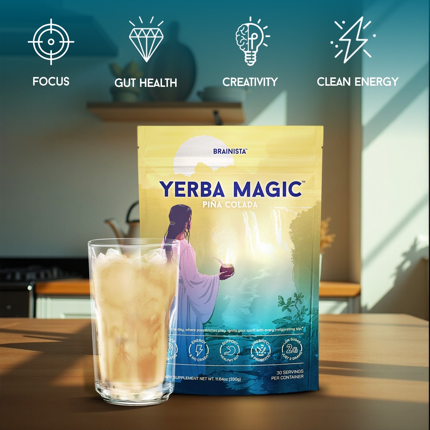 Yerba Magic - Yerba Mate Instant Tea Powder | 30 Servings