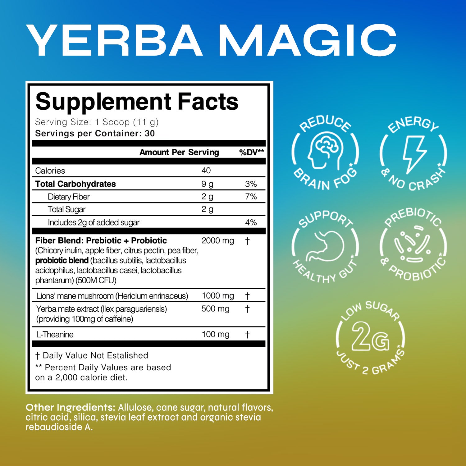 Yerba Magic - Yerba Mate Instant Tea Powder | 30 Servings