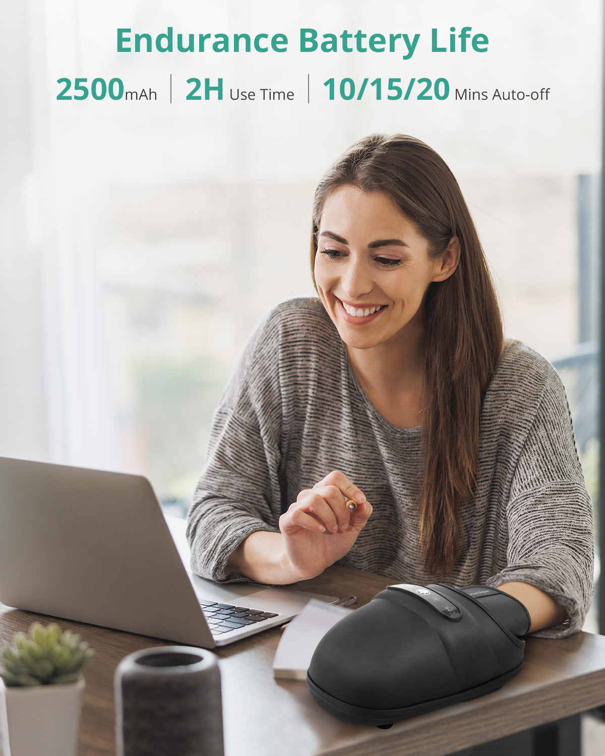 Medcursor Heat & Compression Hand Massager – Deep Relief for Pain, Arthritis & Stiff Joints